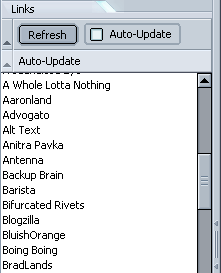 Links Panel screenshot of camworld.com